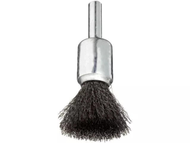 Weiler 96099 Crimped Wire End Wire Brush, Steel, 1/2"