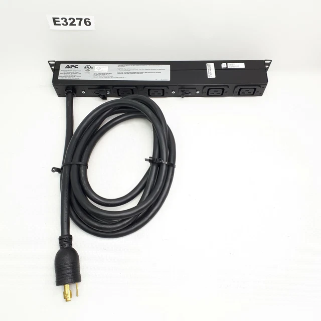 APC AP9570 Basic Rack PDU 208V, 24A 4 Outlet Horizontal Rackmount E3276