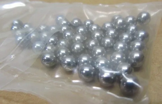 Metric 5.5 mm Dia. +/-.0025 mm, 52100 Alloy Steel Balls, 100 Pcs