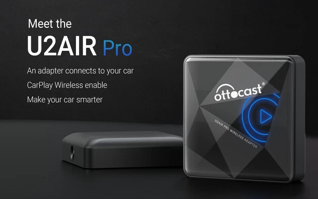 Adaptateur CarPlay & Android Auto Sans Fil Ottocast - Pour Voitures Avec Connexion Filaire D'origine - IOS/Android