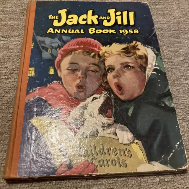 Jack And Jill Annual Book 1958 Vintage/Retro Hardback RARE