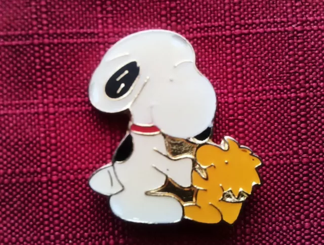 Pins (n1) Snoopy Chien Dessin Animé BD  Email Vintage 80's/90 Retro