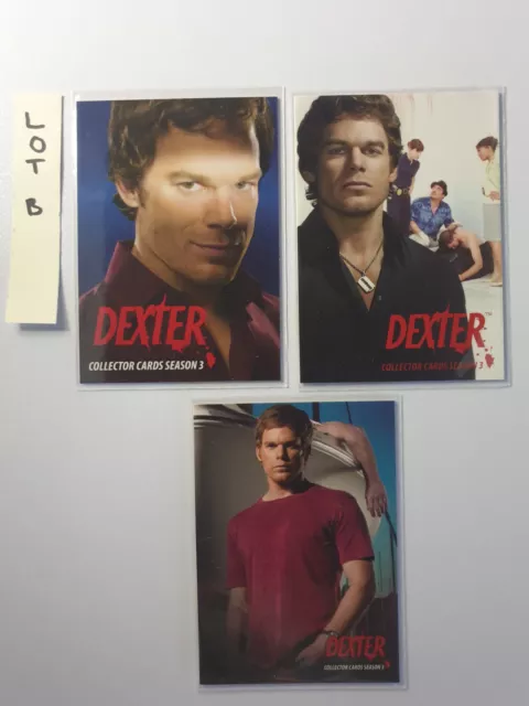 Dexter Season 3 Promo Card Lot of 3 Breygent Marketing