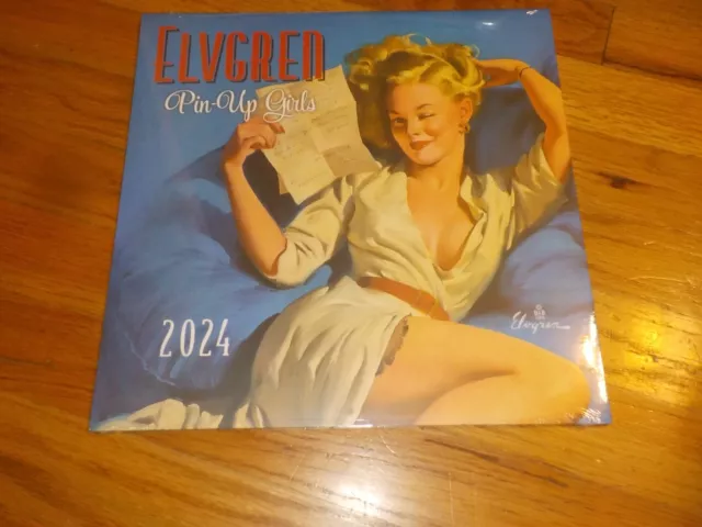 GIL ELVGREN PIN-UP Girls 2024 Calendar NEW 12 X 12 $16.89 - PicClick