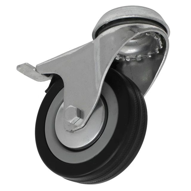 Sealey SCW175SBL Roulette Roue Trou de Boulon Pivot avec Frein Ø75mm