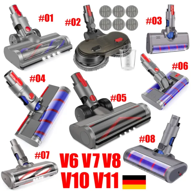 Kopf Rollenbürste für DYSON V6 V8 V7 V10 V11 SV11 SV12 Tier Absolute Motorkopf