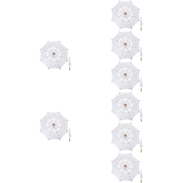 8x Ombrello Fotografia Sposa Ombrellone Sposa Doccia Ombrello Orientale