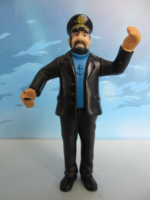 Tintin - 4 Personnage articulé Seri Capitaine Haddock + Tournesol