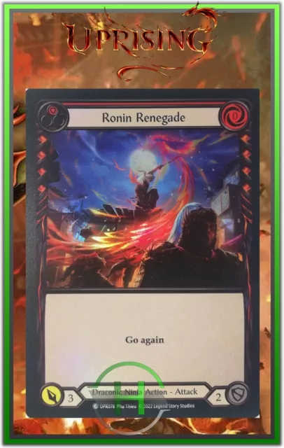 Ronin Renegade Red Rainbow Foil - FAB:Uprising - UPR078 - Carte Anglaise