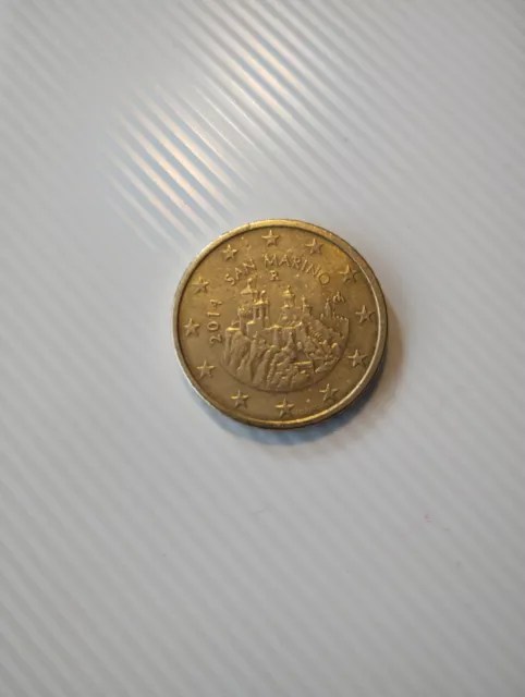 Repubblica di San Marino 50 Euro Cent 2015. Moneta Rara.