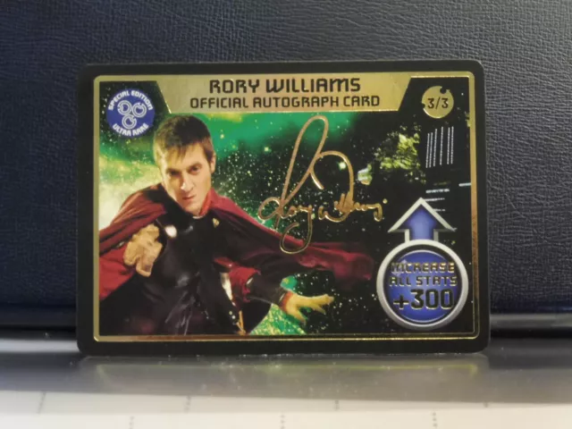 #3/3  Rory Williams Official Autograph Card Doctor Who Monster Invasion Extreme