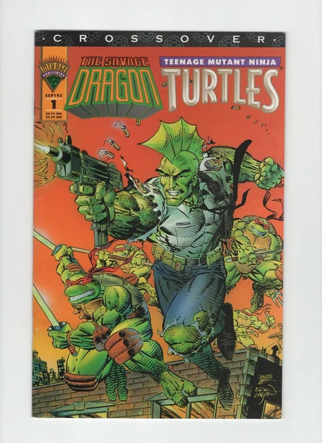 The Savage Dragon/Teenage Mutant Ninja Turtles Crossover #1, (1993, Mirage)