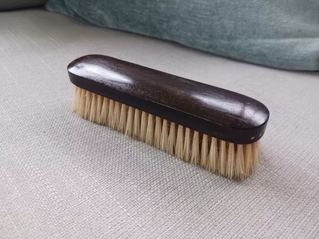 Antique Dark Wood Clothes Brush