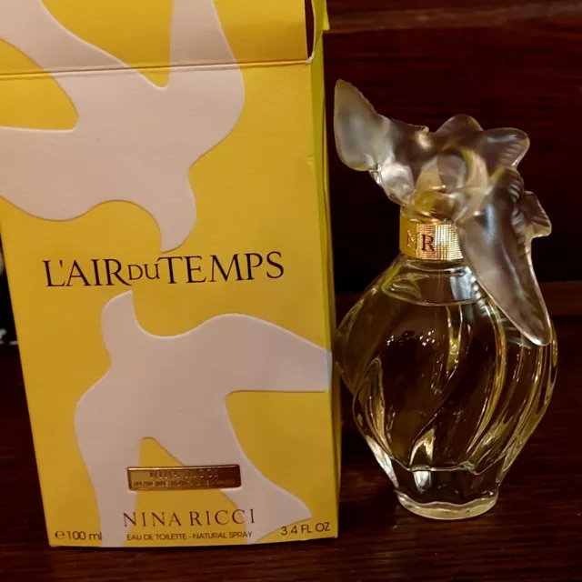 Nib Nina Ricci Lair Du Temps Eau De Toilette Spray 100 Paris Fragrance Perfume