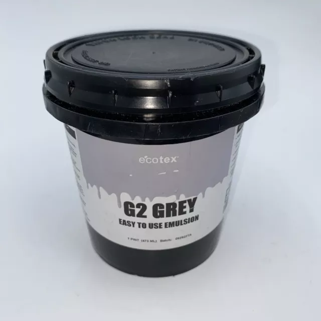 Ecotex® Grey Easy to Use Emulsion For Screen Printing  - 1 Pint