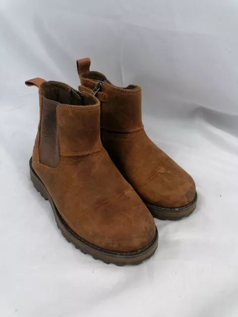 Stivali Chelsea per bambini Timberland marroni Courma marroni per bambini taglia UK 11 EU 29 cerniera