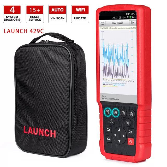 LAUNCH CRP429C OBD2 Scanner Check Engine ABS SRS Code Reader Car Diagnostic Tool