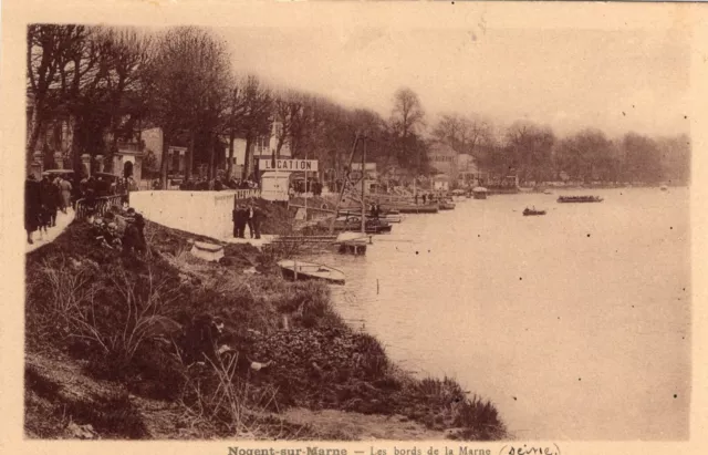 *37695 cpa Nogent sur Marne - les Bords de la Marne