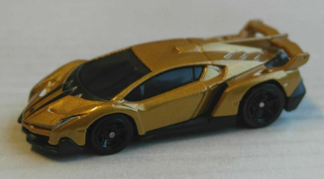 HOT WHEELS LAMBORGHINI Veneno goldmetallic Sportwagen HW Auto Sports ...