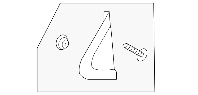 Genuine Kia Corner Trim 86190-D9000