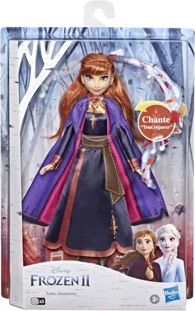 Anna Cantar Muñecas La Reina de Las Nieves 2 Juguetes Disney Figuras Hasbro 2