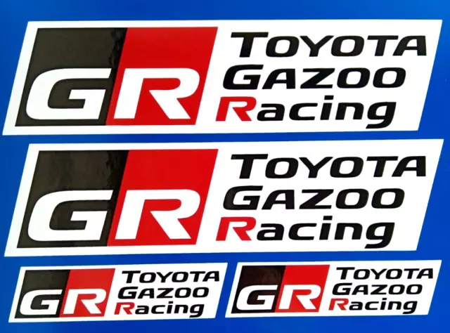Compatible With Toyota Gazoo Racing Gr Decal Vinyl Stickers 200Mm  Free P+P