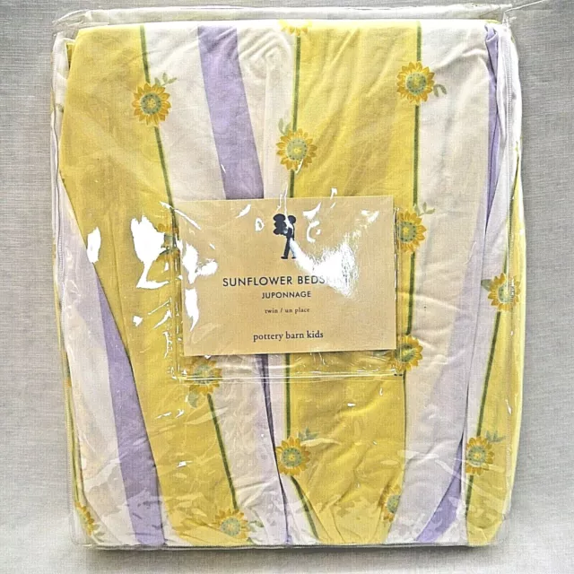 Nueva con etiquetas Falda de cama de granero de cerámica, girasol, doble, púrpura, amarilla, blanca