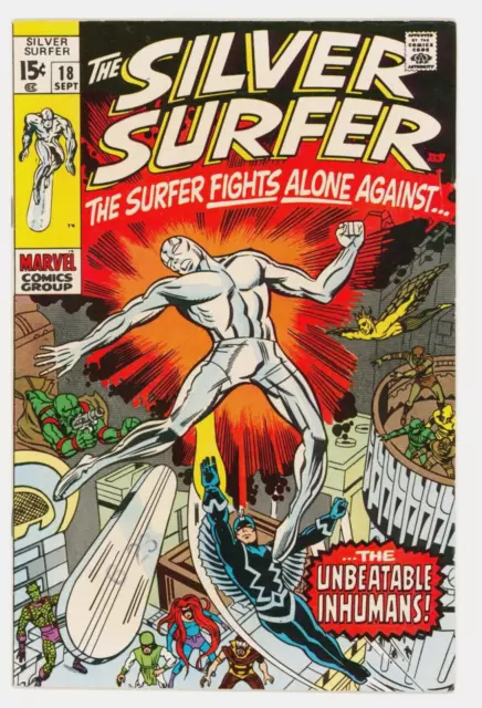 Silver Surfer #18 VFN- 7.5 Versus The Inhumans