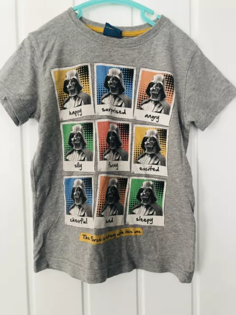 Next boys Star Wars Darth Vader ‘moods’ T-shirt/top age 4-5