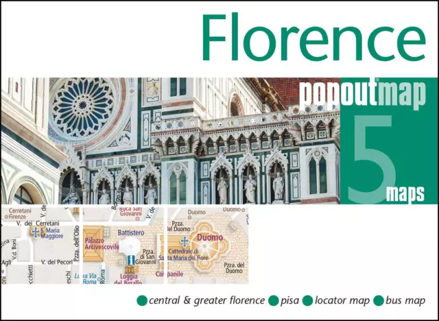 Florence PopOut Map Handy pocket size pop up city map of Florence PopOut Maps