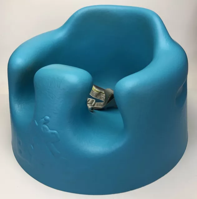 BUMBO Baby Floor Seat Adjustable Safety Restraint Strap Blue Sitting Chair GREAT