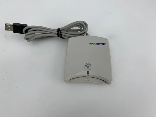 ACTIVCARD ACTIVIDENTITY V2.0 USB CAC Smart Card Reader ZFG-9800GAE $12. ...