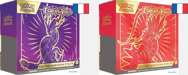 DISPONIBLE Pokemon Lot 2 ETB EV01 Écarlate et Violet Miraidon Koraidon Neuf FR