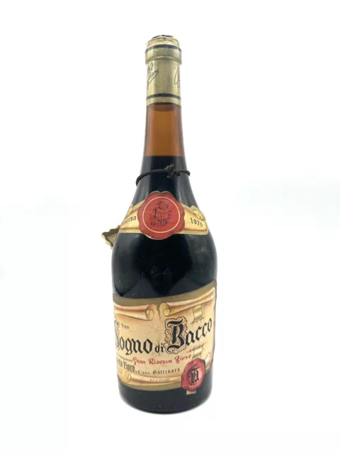 Vintage Vino Rosso Sogno di Bacco Riserva 1970 Umberto Fiore Gattinara 72cl 13%