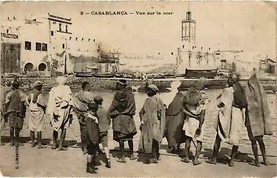 CPA AK Casablanca - Vue sur la Mer MAROC (963417)