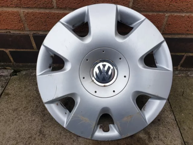 Single Volkswagen Polo 14" Wheel Trim Hub Cap x1 Genuine Used Part