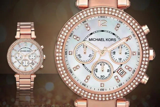 Michael Kors MK5491 Chronograph Parker Rose Gold Women's Watch 39mm Case