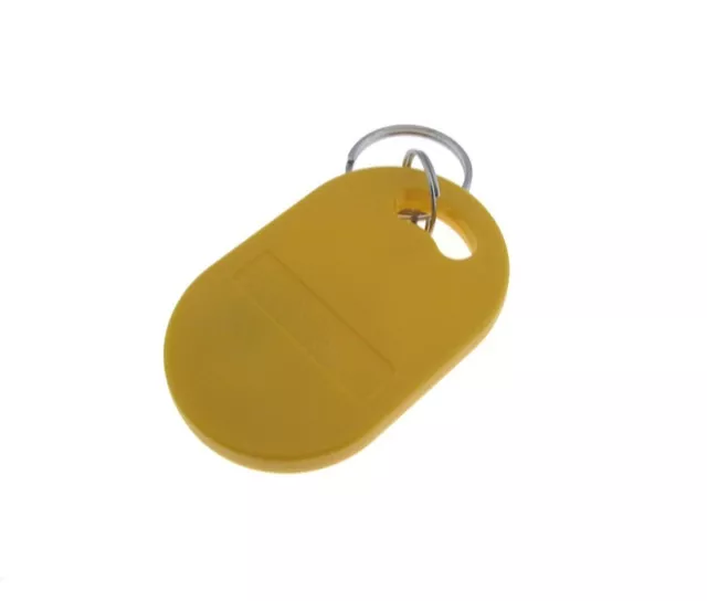 5PCS (2 in 1) 13.56Mhz & 125KHz Contactless rfid Keychain keyfob EM4100 S50 Yel