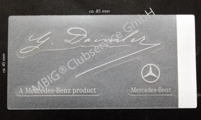 Original Mercedes Sticker Aufkleber Mercedes Benz  G Daimler 0045847338