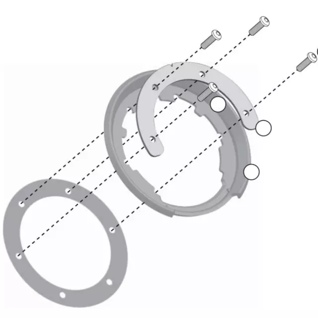 Bride pour Sacoche de Réservoir Tanklock pour KTM 1090 Adventure ABS 2015-2016