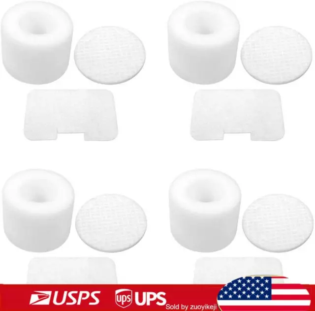 4 Filters Replacement for Shark Navigator Deluxe Upright Vacuum NV42,NV44,NV46