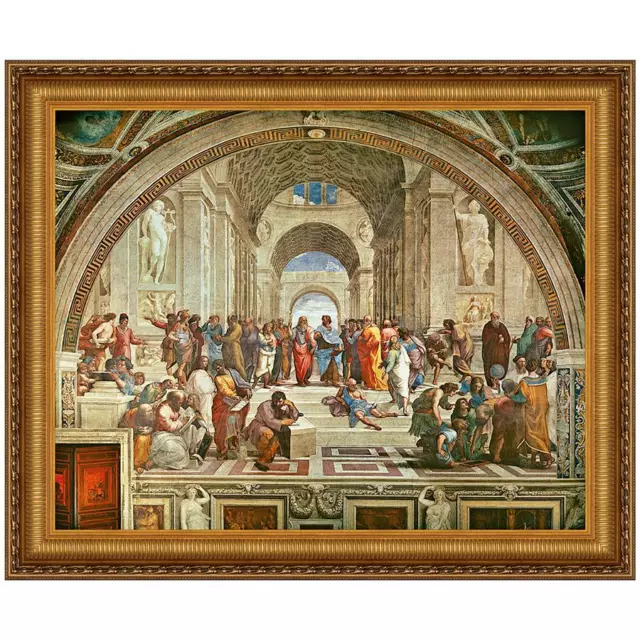 Design Toscano The School of Athens, 1510: Canvas Replica Painting: Grande