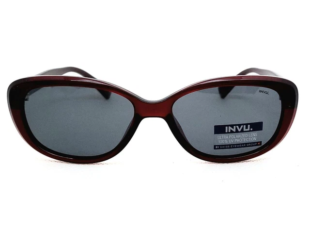 Lunettes De Soleil INVU T2813C Verres Polarisés - Monture Noire, Occasion Bon état