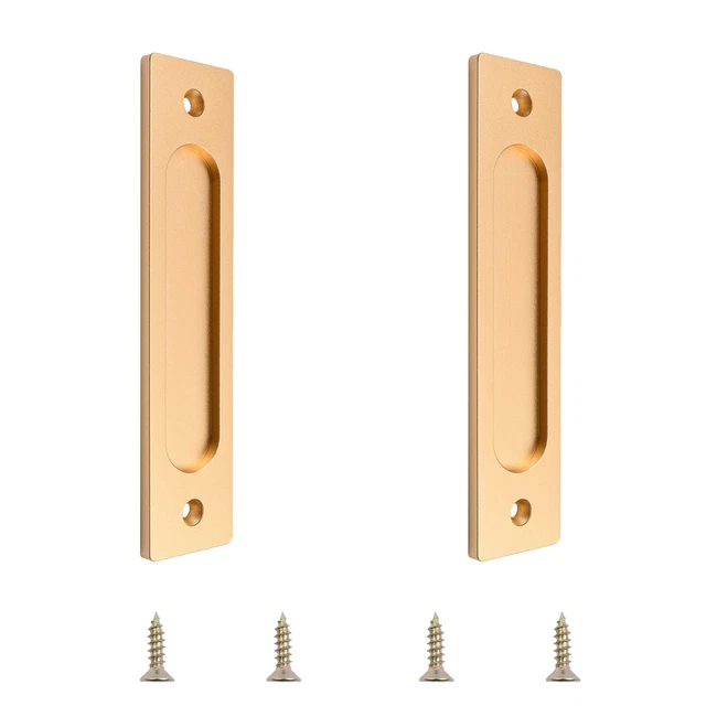 Set Maniglie Per Porta Bagno Epsom In Finitura Ottone – Haven Heritage – Maniglione Universale Con Piastra Sagomata