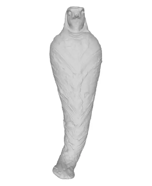 Mummy of a Falcon Ancient Egypt 3D Printed Model Statue Sculpture