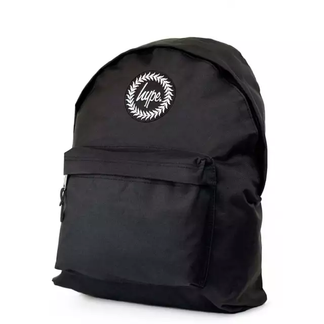 Plain black top hype bag
