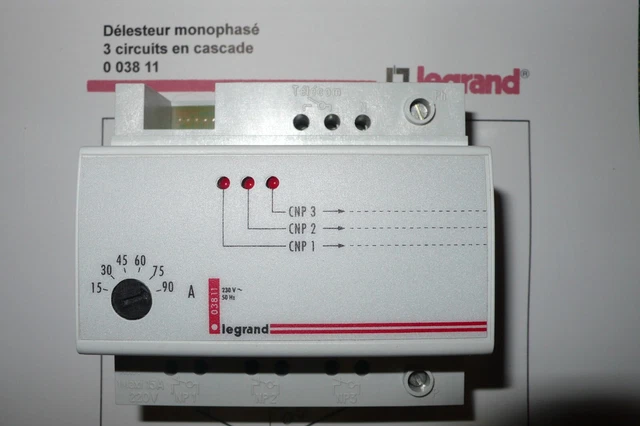 Delesteur de chauffage Legrand 038 09 - Bricolage