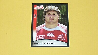 N°187 DECAMPS US DAX LANDES PANINI RUGBY 2009 TOP 14 FRANCE 