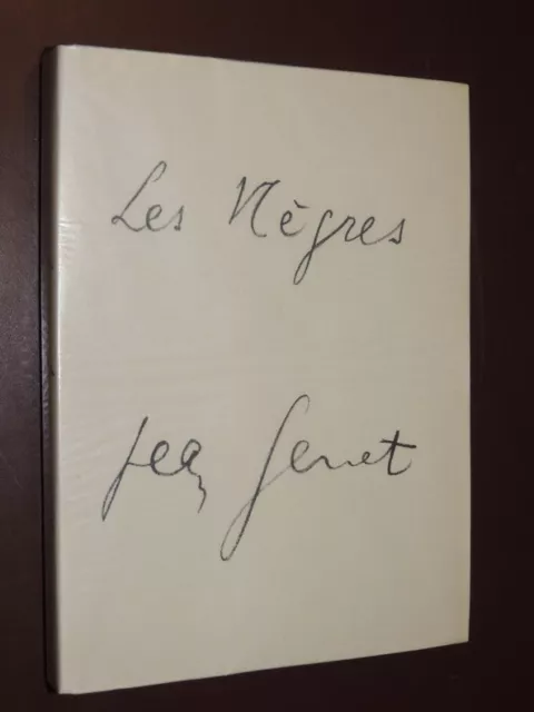 GENET (Jean) ¤¤ Les Nègres. Clownerie ¤¤ Edition originale 1958 ¤¤ Parfait état