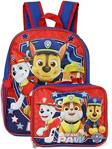 Juego De Paw Patrol 16" Mochilas Escolares Con Lonchera Para Niños 3 4 5 6 AÑOS